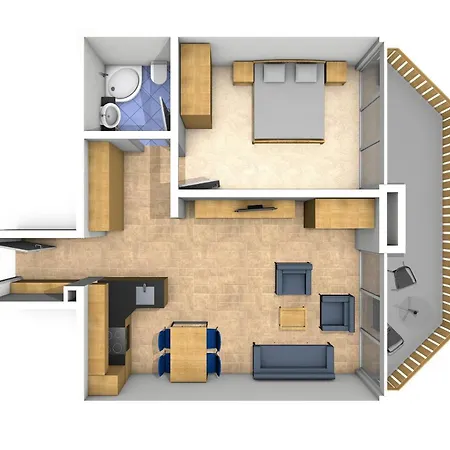 Apartament Holidays - Residenz Chateau Saas-Fee